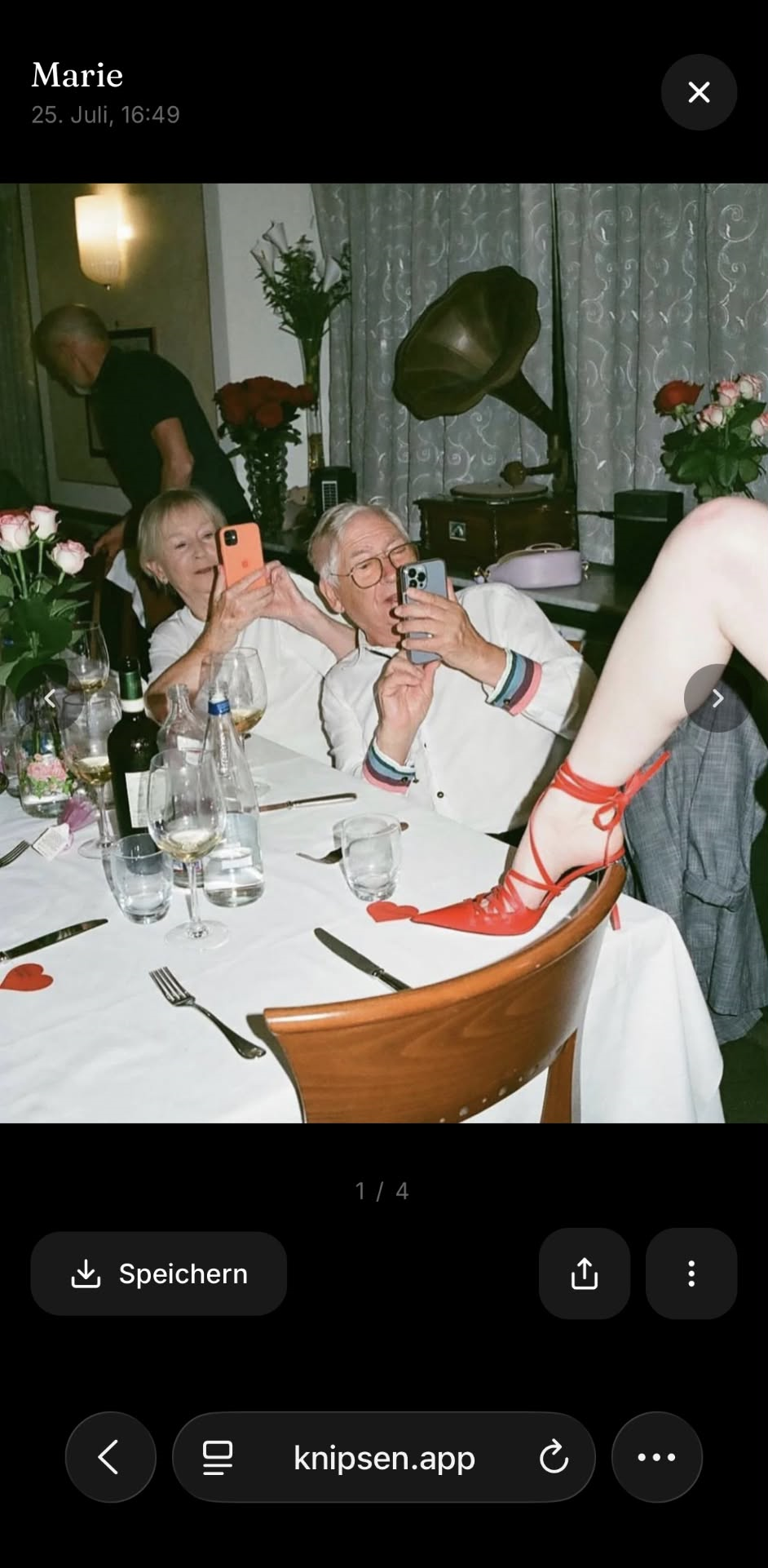 Fotogalerie in der Knipsen-App